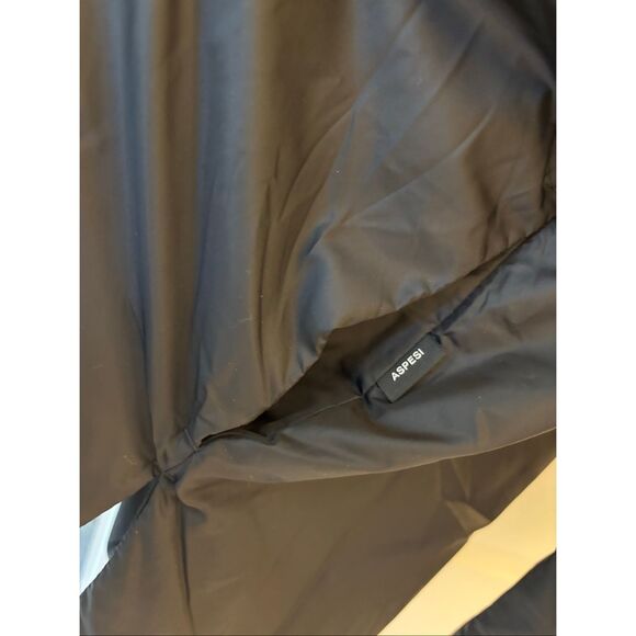 NWOT ASPESI BETH HOODED JACKET, black, Small $550 G34 - Picture 10 of 11
